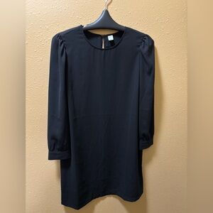 Old Navy Classic Black Long Sleeve Dress- Large